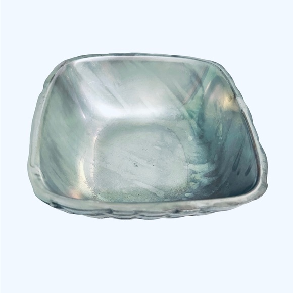 Towle Silversmiths Silver Woven Basket Pattern Candy Dish - Picture 2 of 6